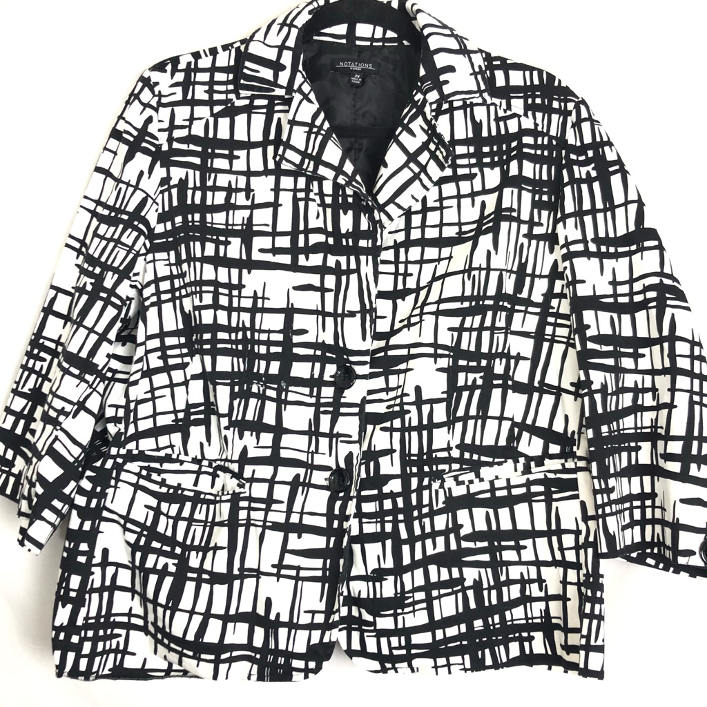 Notation Jacket Size 2x